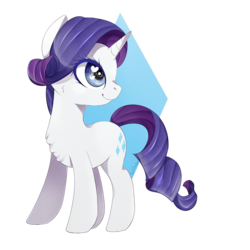 Size: 2000x2000 | Tagged: safe, artist:okaces, rarity, g4, chest fluff, cute, female, heart eyes, high res, simple background, solo, transparent background, wingding eyes