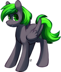 Size: 821x974 | Tagged: safe, artist:comikazia, oc, oc only, oc:karl, pegasus, pony, green eyes