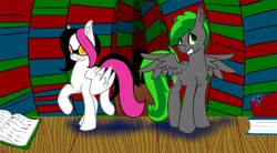 Size: 1200x660 | Tagged: safe, oc, oc only, oc:karl, pegasus, pony, green eyes