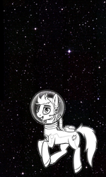 Size: 864x1440 | Tagged: safe, artist:justafallingstar, oc, oc only, oc:starfall spark, astronaut, day of space, space, spacesuit, stars