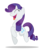 Size: 2357x2815 | Tagged: safe, artist:mister-saugrenu, rarity, g4, cute, eyes closed, female, happy, high res, jumping, raribetes, solo