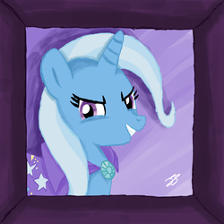 Size: 2160x2160 | Tagged: safe, artist:perplexedpegasus, trixie, pony, unicorn, g4, female, high res, mare, solo