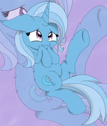 Size: 2300x2700 | Tagged: source needed, safe, artist:theartistsora, trixie, pony, unicorn, g4, cute, diatrixes, female, fluffy, high res, mare, solo, zoom layer