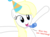 Size: 2640x1969 | Tagged: safe, artist:vectorfag, edit, oc, oc only, oc:aryanne, earth pony, pony, birthday, bust, dialogue, german, happy, hat, open mouth, party hat, party horn, simple background, smiling, solo, spread legs, spreading, transparent background, vector, whistle