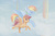 Size: 1280x833 | Tagged: dead source, safe, artist:aphphphphp, rainbow dash, scootaloo, pegasus, pony, g4, cloud, duo, eyes closed, female, filly, flying, foal, mare, rainbow, rainbow waterfall, scootaloo can fly, scootalove, smiling, spread wings, the cmc's cutie marks, wings