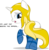 Size: 2860x2944 | Tagged: safe, artist:emkay-mlp, oc, oc only, oc:melody shade, clothes, cute, socks, solo, striped socks