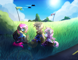 Size: 3000x2300 | Tagged: safe, artist:drawntildawn, oc, oc only, oc:neon flare, pegasus, pony, clothes, female, high res, male, mare, sitting, stallion