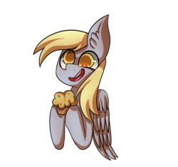 Size: 1600x1500 | Tagged: safe, artist:xxsoaringstarsxx, derpy hooves, pegasus, pony, g4, female, food, mare, muffin, solo