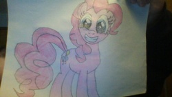 Size: 1024x576 | Tagged: safe, pinkie pie, g4, female, solo, traditional art