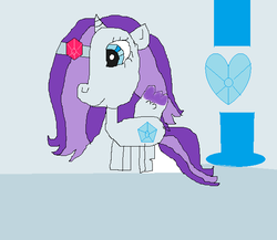 Size: 624x542 | Tagged: safe, artist:crystal blue 100, artist:fizzytheg1, oc, oc only, oc:crystal (cb100), alicorn, pony, 1000 hours in ms paint, alicorn oc, bad, ms paint, only the dead can know peace from this evil, quality