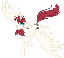 Size: 4222x3870 | Tagged: safe, artist:draikjack, artist:headless rainbow, artist:lauren faust, edit, oc, oc only, oc:fausticorn, alicorn, pony, absurd resolution, alicorn oc, happy, lauren faust, simple background, solo