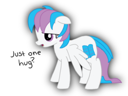 Size: 2048x1536 | Tagged: safe, artist:inkblu, oc, oc only, oc:inkblu, pegasus, pony, female, hug request, mare, sad, solo