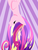 Size: 1024x1365 | Tagged: safe, artist:kmwolf, princess cadance, g4, eyes closed, female, lineless, solo, upside down