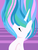 Size: 1024x1365 | Tagged: safe, artist:kmwolf, princess celestia, g4, eyes closed, female, lineless, solo