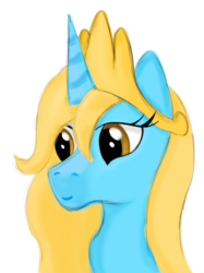 Size: 774x1033 | Tagged: safe, artist:lordswinton, oc, oc only, alicorn, pony, bust, commission, portrait, solo