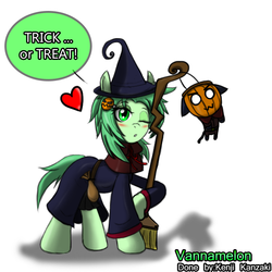 Size: 600x600 | Tagged: safe, artist:kenjikanzaki05, oc, oc only, oc:vanna melon, pony, clothes, costume, halloween