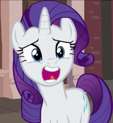 Size: 444x480 | Tagged: safe, screencap, rarity, g4, the gift of the maud pie, animated, female, hyperventilating, psssdwr, solo