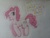 Size: 960x720 | Tagged: safe, artist:zelda-kingdom-hearts, pinkie pie, g4, drawing, female, pencil drawing, solo, speech bubble, text, traditional art