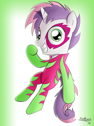 Size: 800x1067 | Tagged: safe, artist:thealjavis, sweetie belle, g4, female, show stopper outfits, solo