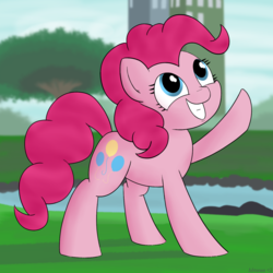 Size: 1500x1500 | Tagged: safe, artist:ashtoneer, pinkie pie, g4, the gift of the maud pie, female, solo