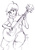 Size: 704x1000 | Tagged: safe, artist:dj-black-n-white, oc, oc only, oc:cinnamon cider, satyr, guitar, monochrome, offspring, parent:applejack, solo