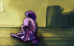 Size: 1000x625 | Tagged: safe, artist:cometakat, twilight sparkle, g4, female, sketch, solo