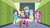 Size: 1280x720 | Tagged: safe, screencap, applejack, fluttershy, pinkie pie, rainbow dash, rarity, equestria girls, g4, my little pony equestria girls, apple, boots, bracelet, clothes, cowboy boots, cowboy hat, fall formal, fall formal outfits, female, hat, high heel boots, humane five, jewelry, rainbow, running, skirt, top hat