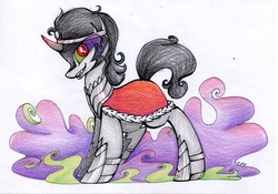 Size: 2903x2031 | Tagged: safe, artist:cutepencilcase, king sombra, g4, high res, male, solo, traditional art