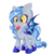 Size: 1024x1024 | Tagged: safe, artist:pvrii, oc, oc only, oc:midnight radiance, bat pony, pony, heart, mouth hold, simple background, solo, transparent background, watermark