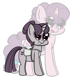 Size: 1000x1068 | Tagged: safe, artist:chibi95, sugar belle, pony, unicorn, g4, the cutie map, equal cutie mark, equalized, female, self ponidox, simple background, solo, transparent background
