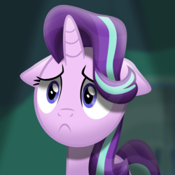 Size: 3000x3000 | Tagged: safe, artist:sol-r, starlight glimmer, pony, unicorn, g4, the crystalling, :<, cute, female, floppy ears, glimmerbetes, high res, sadface glimmer, sadlight glimmer, solo