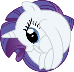 Size: 2104x2057 | Tagged: safe, artist:pupupu6000, rarity, g4, the gift of the maud pie, behaving like pinkie pie, female, high res, rariball, simple background, solo, transparent background, vector