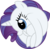 Size: 2104x2057 | Tagged: safe, artist:pupupu6000, rarity, g4, the gift of the maud pie, behaving like pinkie pie, female, high res, rariball, simple background, solo, transparent background, vector