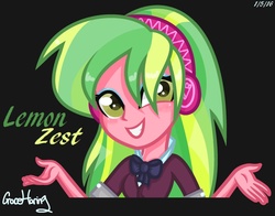 Size: 1010x790 | Tagged: safe, artist:mlp-mckenna-starling, lemon zest, equestria girls, g4, my little pony equestria girls: friendship games, female, solo