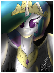 Size: 1469x2000 | Tagged: safe, artist:nexcoyotlgt, princess celestia, g4, female, solo