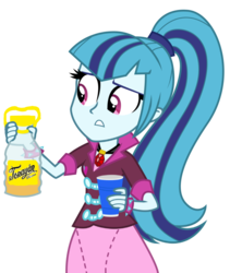 Size: 1024x1212 | Tagged: safe, sonata dusk, equestria girls, g4, alcohol, female, mexico, solo, tonayan