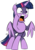 Size: 523x738 | Tagged: safe, artist:php104, twilight sparkle, alicorn, pony, g4, female, mare, open mouth, shocked, simple background, solo, spread wings, transparent background, twilight sparkle (alicorn)