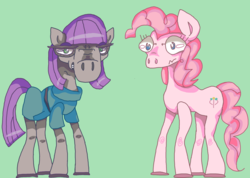 Size: 2746x1951 | Tagged: safe, artist:grinwild, maud pie, pinkie pie, g4, pie sisters