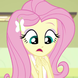 Size: 720x720 | Tagged: safe, screencap, fluttershy, equestria girls, g4, my little pony equestria girls: friendship games, cropped, female, solo