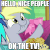 Size: 500x500 | Tagged: safe, edit, edited screencap, screencap, derpy hooves, dj pon-3, vinyl scratch, pegasus, pony, g4, no second prances, animaniacs, animated, aweeg*, breaking the fourth wall, cropped, cute, derpabetes, derpy being derpy, female, food, fourth wall, image macro, jerry lewis, mare, meme, muffin, puffy cheeks, solo focus, waving