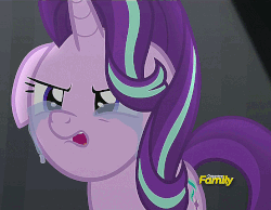 Size: 697x540 | Tagged: safe, screencap, starlight glimmer, g4, no second prances, animated, crying, discovery family logo, female, floppy ears, loop, sad, sadlight glimmer
