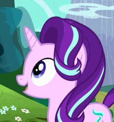 Size: 619x663 | Tagged: safe, edit, edited screencap, screencap, starlight glimmer, pony, g4, no second prances, animated, female, invisible stallion, not cum, solo, spit, spit on face, spitting, squishy cheeks