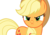 Size: 1024x714 | Tagged: safe, artist:mortris, applejack, g4, no second prances, angry, female, simple background, solo, transparent background, vector