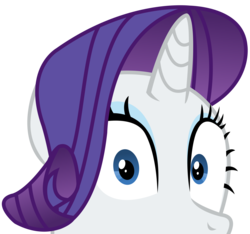 Size: 3188x2981 | Tagged: safe, artist:sketchmcreations, rarity, g4, the gift of the maud pie, female, high res, inkscape, peeking, simple background, solo, soon, transparent background, vector