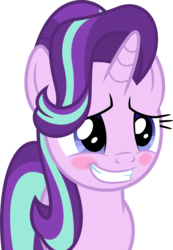 Size: 3458x5000 | Tagged: safe, artist:dashiesparkle, starlight glimmer, pony, unicorn, g4, the crystalling, .svg available, absurd resolution, blushing, cute, daaaaaaaaaaaw, female, glimmerbetes, mare, ponyscape, simple background, solo, transparent background, vector