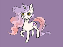 Size: 800x600 | Tagged: safe, artist:lya, oc, oc only, pony, unicorn, colored, digital art, female, mare, solo, standing