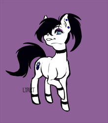 Size: 600x686 | Tagged: safe, artist:lya, oc, oc only, earth pony, pony, colored, digital art, female, mare, request, solo, standing