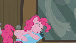 Size: 380x214 | Tagged: safe, edit, edited edit, edited screencap, screencap, maud pie, pinkie pie, rarity, earth pony, pony, unicorn, g4, the gift of the maud pie, animated, children, female, male, maypole, party cannon, playground, pony cannonball, rariball, stroking