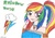 Size: 1063x752 | Tagged: safe, artist:asklun2, rainbow dash, human, g4, humanized