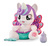 Size: 1200x1100 | Tagged: safe, princess flurry heart, pony, g4, official, baby, baby pony, cute, electronic toy, female, flurrybetes, simple background, so soft, solo, toy, white background